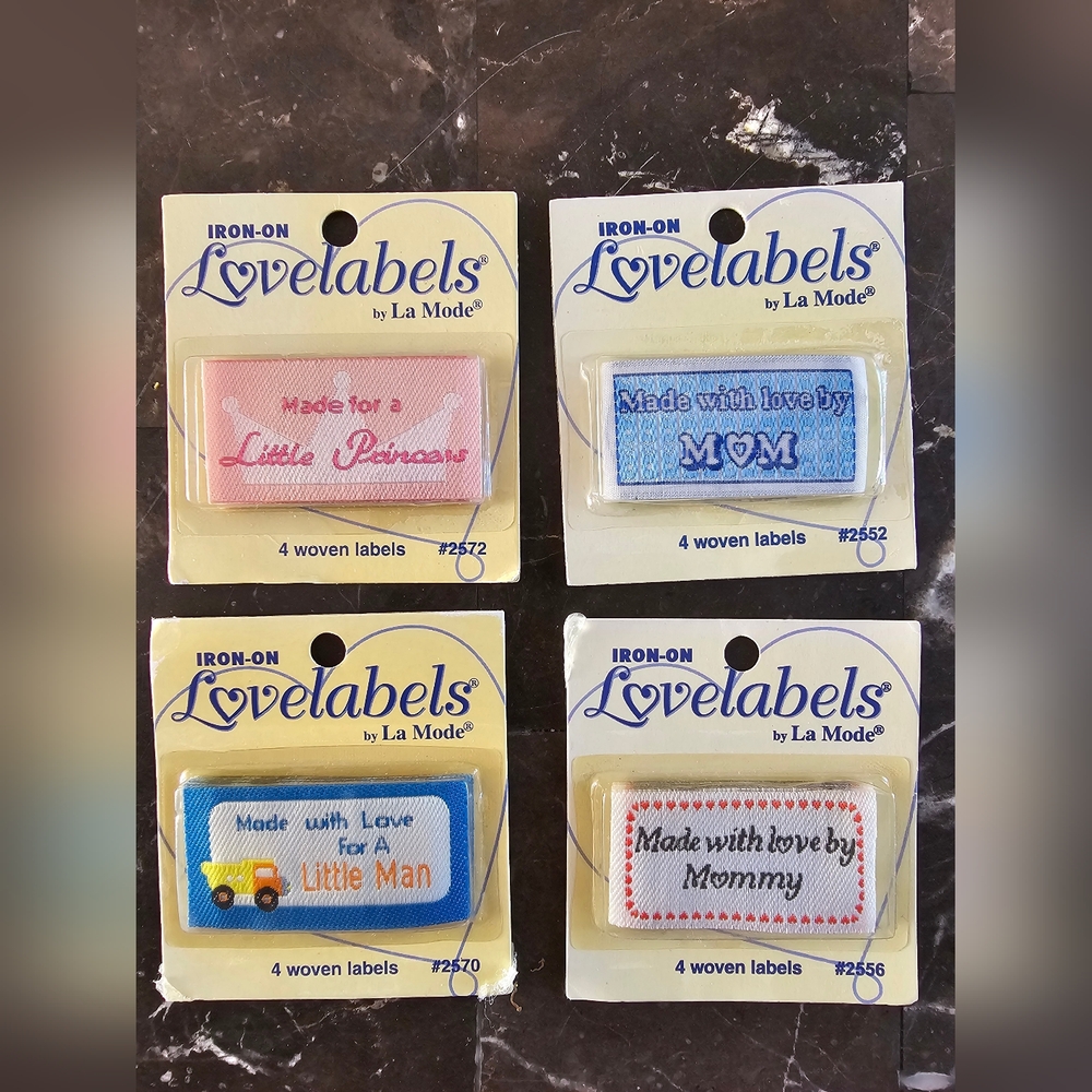 La Mode Iron-On Lovelabels Set